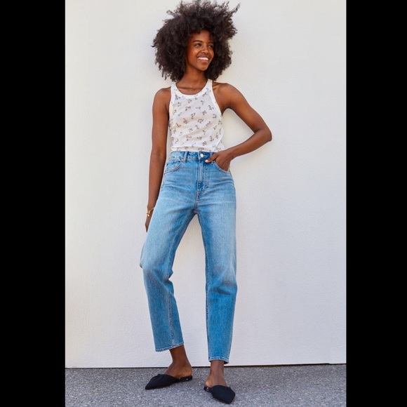 H&M Denim - Brock Collection x H&M Straight High Ankle…